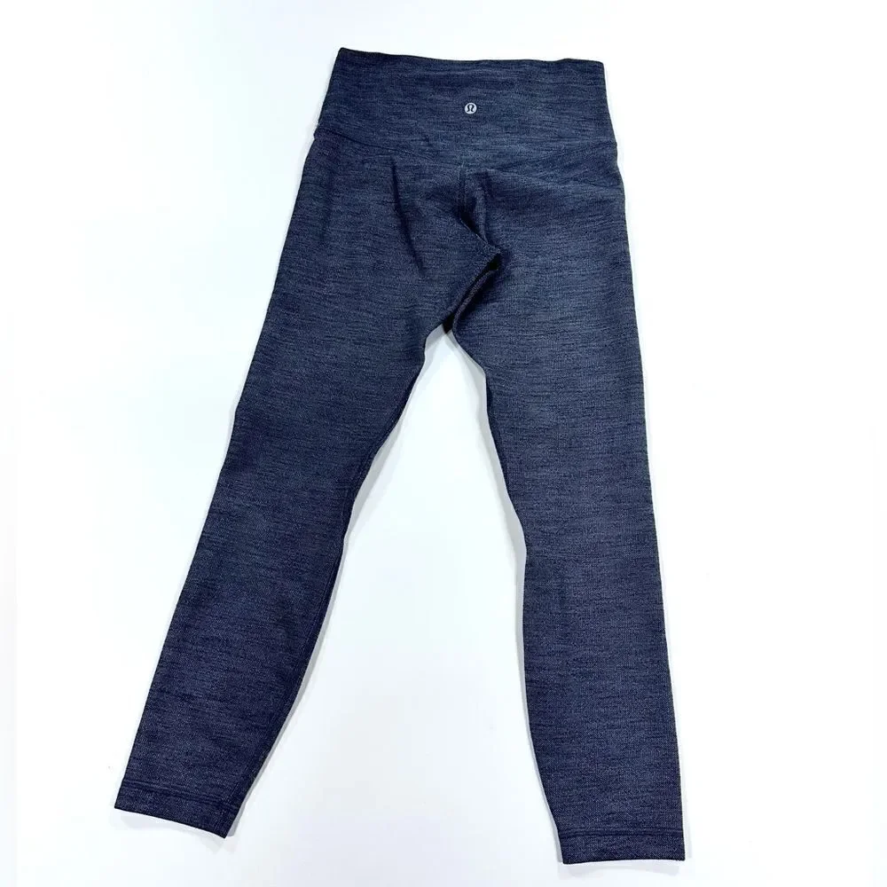 Lululemon Athletica align high rise heathered graphite grey legging 6